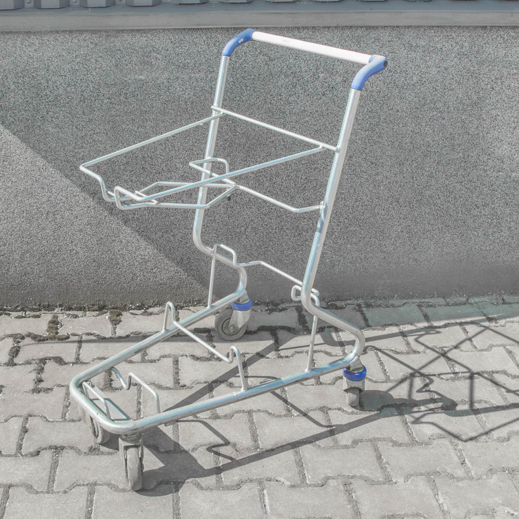 Wózek na koszyki sklepowe S-52 cm