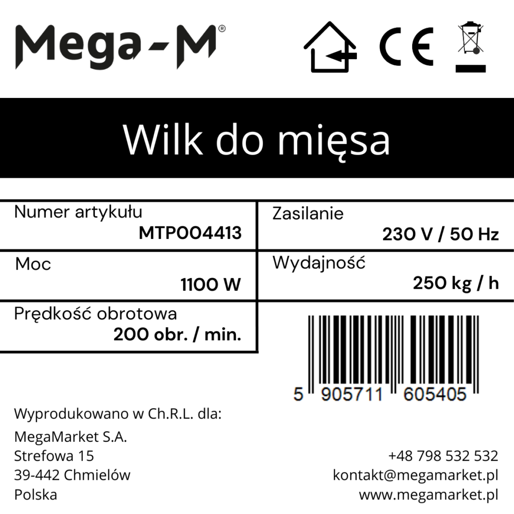 Wilk do mięsa Mega-M MTP004413