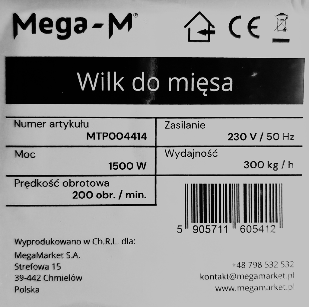 Wilk do mięsa Mega-M MTP004414