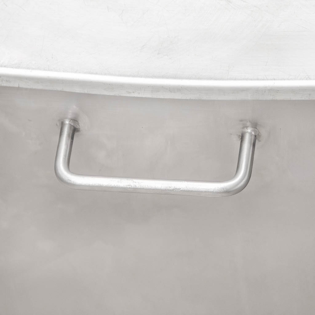 Pojemnik na odpady z pokrywą ASCOBLOC stal nierdzewna S-41 cm G-41 cm H-62 cm