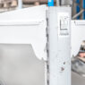 Regał sklepowy ITAB gondola H-141 cm L-103 cm moduł bazowy jasny szary MPP001084