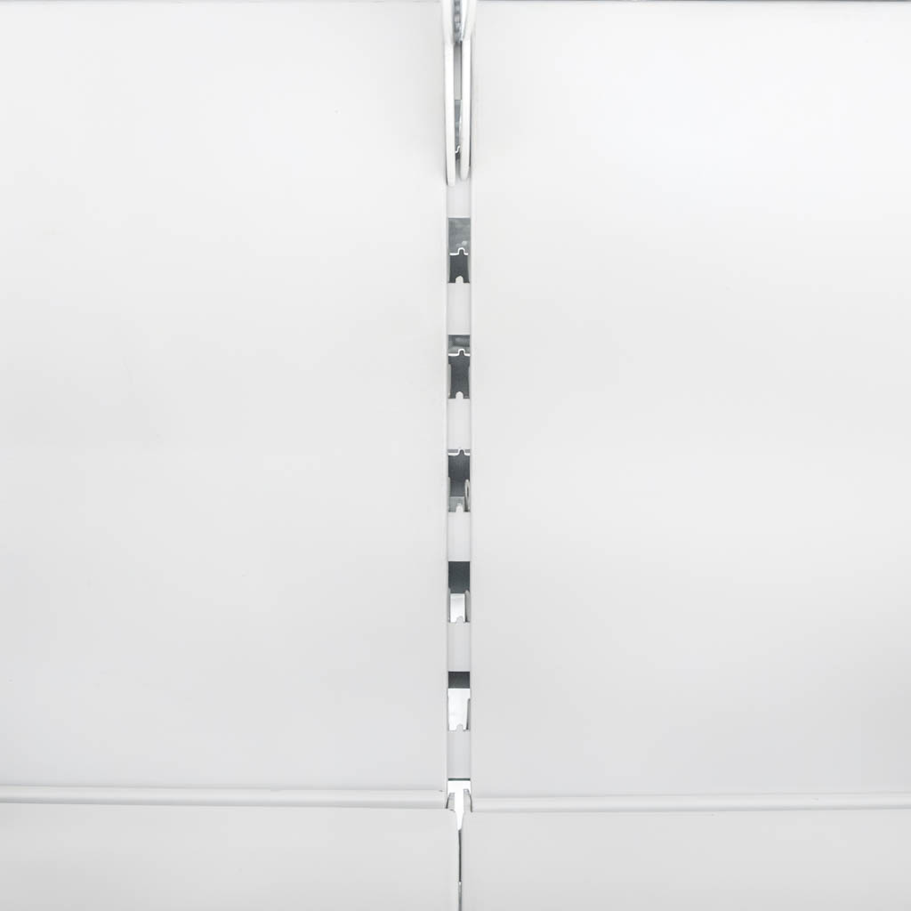 Regał sklepowy ITAB przyścienny H-180 cm L-306 cm moduł bazowy jasny szary MPP001086