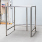 Zdjęcie produktu: Stół gastronomiczny ze stali nierdzewnej centralny ASCOBLOC 108x82x118 cm