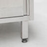 Stół gastronomiczny roboczy z szafką i rantem Dora Metal 100x70x85 cm stal nierdzewna MTP005703