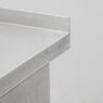 Stół gastronomiczny roboczy z szafką i rantem Dora Metal 100x70x85 cm stal nierdzewna MTP005703