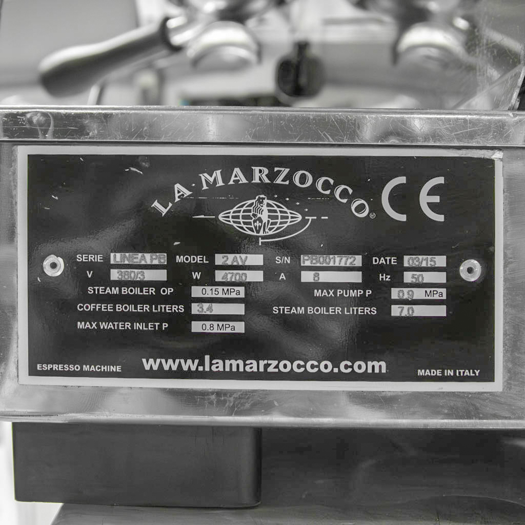 Ekspres do kawy kolbowy LA MARZOCCO LINEA 2AV pojemność 7 l MTP005741