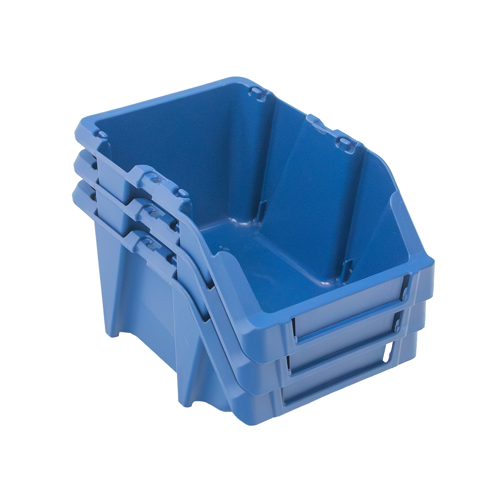 Pojemnik magazynowy kuweta warsztatowa Mega-M 18,3x30x13 cm plastikowy niebieski MTP005670