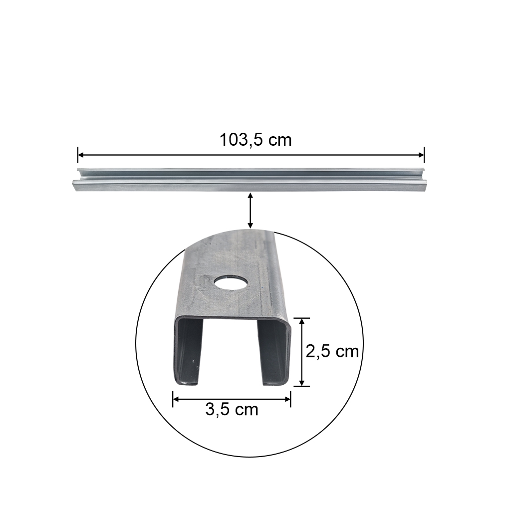 Stężenie poziome horyzontal STOW L-103.5 cm 3.5 cm (PNFB12,13,15,16) ocynk