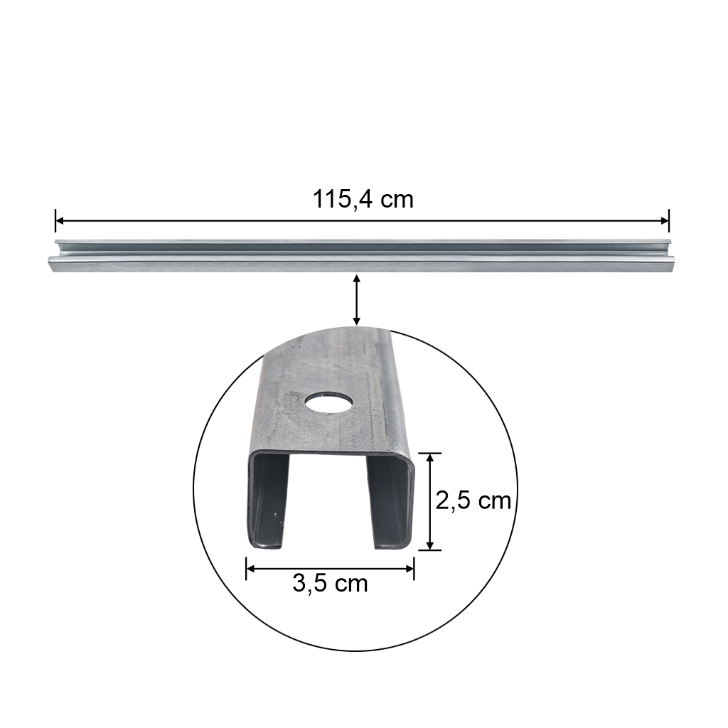 Stężenie skośne diagonal STOW L-115.4 cm W-3.5 cm (PNFB12,13,15,16) ocynk