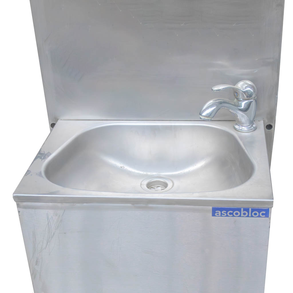 Umywalka jednokomorowa Ascobloc stal nierdzewna MTP001525