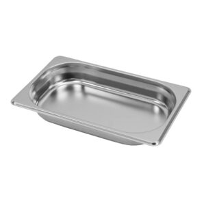 Zdjęcie produktu: Pojemnik GN 1/4 ze stali nierdzewnej Mega-M 26,5x16,2x4cm