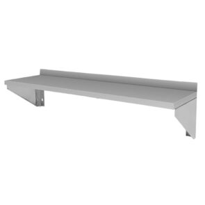 Zdjęcie produktu: Półka ze stali nierdzewnej wisząca jednopoziomowa Mega-M 120x30 cm
