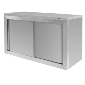 Zdjęcie produktu: Szafka gastronomiczna wisząca z drzwiami przesuwnymi 100x40x60 cm stal nierdzewna