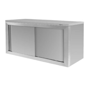 Zdjęcie produktu: Szafka gastronomiczna wisząca z drzwiami przesuwnymi 120x40x60 cm stal nierdzewna