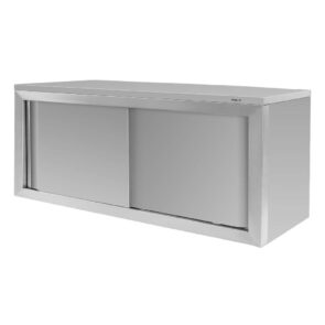 Zdjęcie produktu: Szafka gastronomiczna wisząca z drzwiami przesuwnymi 150x40x60 cm stal nierdzewna