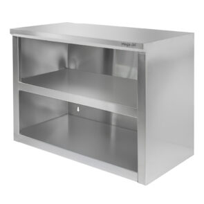 Szafka wisząca ze stali nierdzewnej otwarta Mega-M 100x40x60 cm
