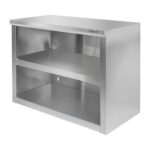 Zdjęcie produktu: Szafka wisząca ze stali nierdzewnej otwarta Mega-M 80x40x60 cm