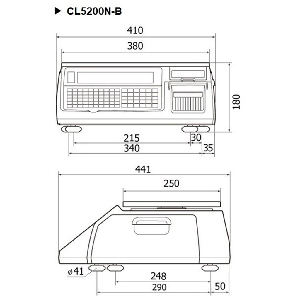 Waga etykietująca CAS CL5200N 15B WIFI MTP005866