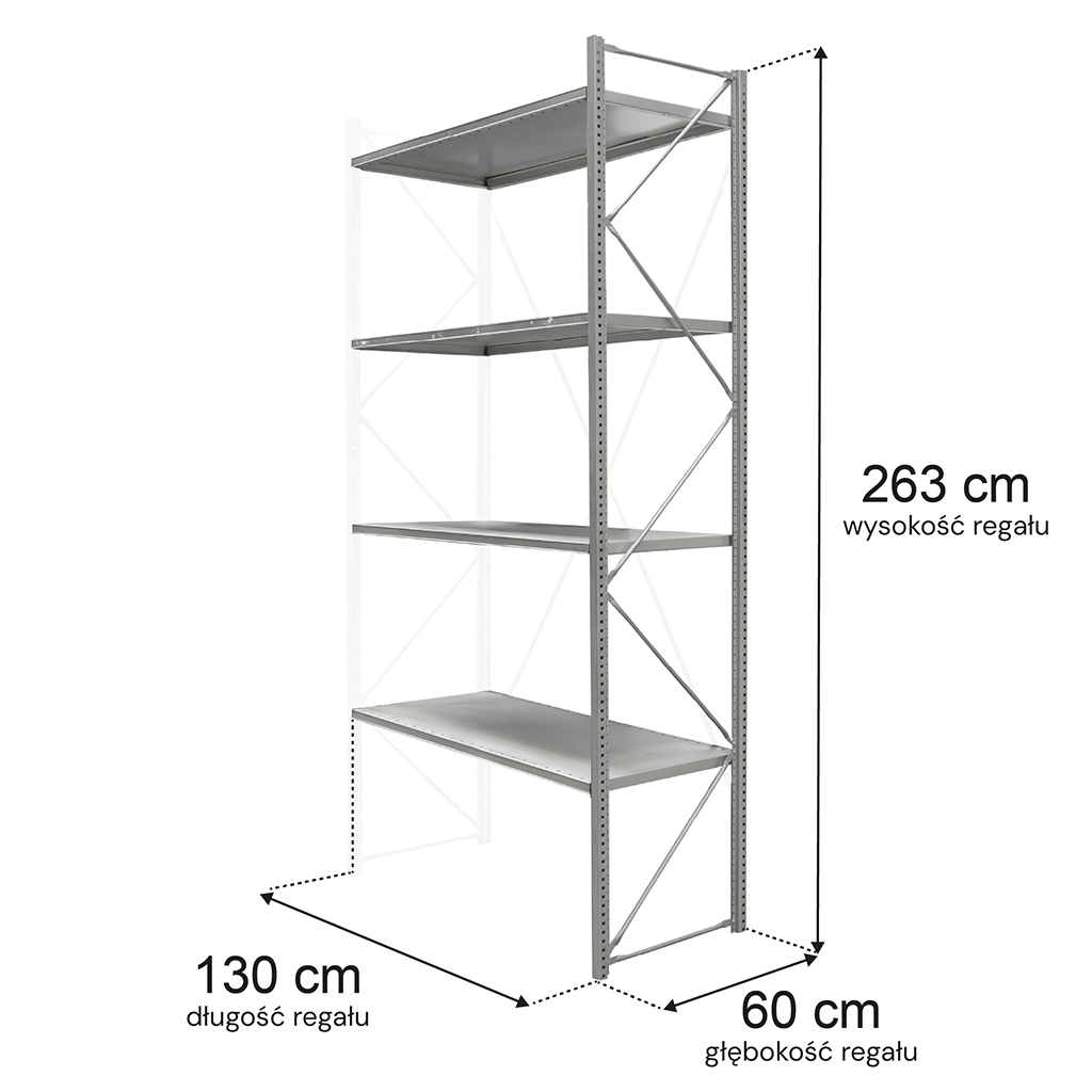 regał magazynowy metalowy STOW