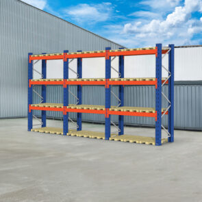 Zdjęcie produktu: Regał magazynowy paletowy WDX 0+3 H-400 cm L-850 cm 2400 kg nośność na parę trawersów