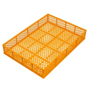 Koszyk wylęgu drobiu do inkubatorów Mega-M 50x38x8 cm żółty