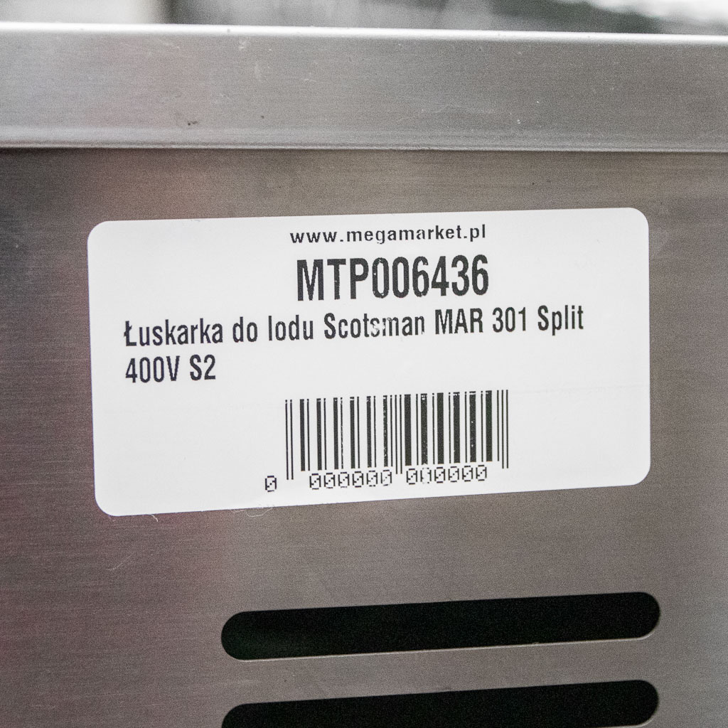 Łuskarka do lodu SCOTSMAN FRIMONT MAR 301 SPLIT 129.7x66.1x52 cm