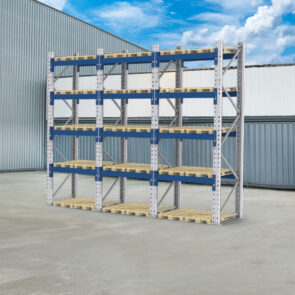 Zdjęcie produktu: Regał  magazynowy paletowy BITO 0+4 H-500 cm L-610 cm 3000 kg nośność na parę trawersów