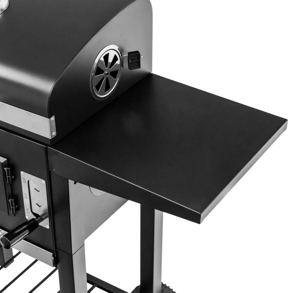 grill ogrodowy, grill ogrodowy z pokrywą, wózek węglowy ogrodowy