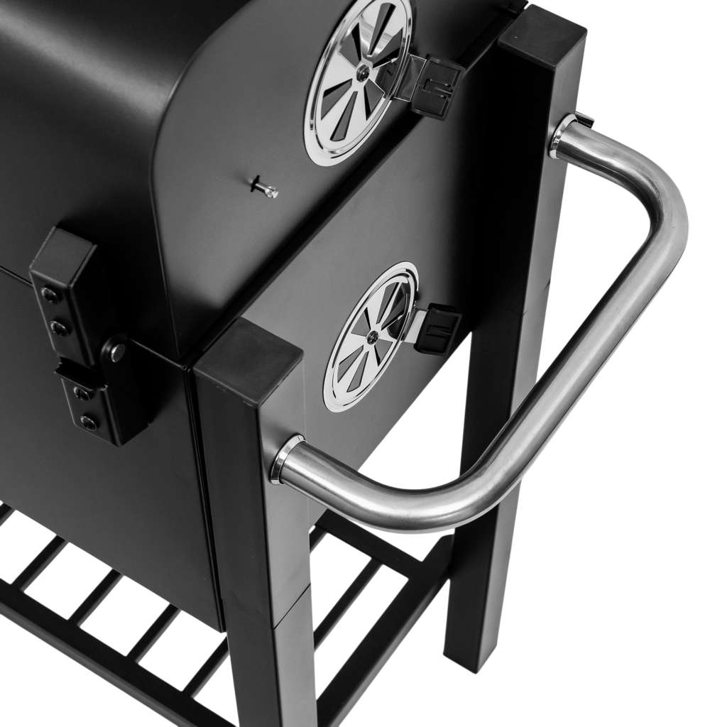grill ogrodowy, grill ogrodowy z pokrywą, wózek węglowy ogrodowy