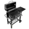 grill ogrodowy, grill ogrodowy z pokrywą, wózek węglowy ogrodowy