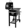 grill ogrodowy, grill ogrodowy z pokrywą, wózek węglowy ogrodowy