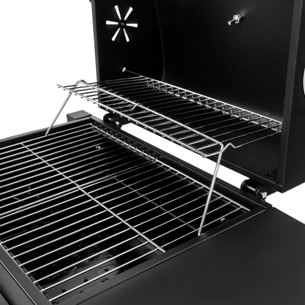 grill ogrodowy, grill ogrodowy z pokrywą, wózek węglowy ogrodowy