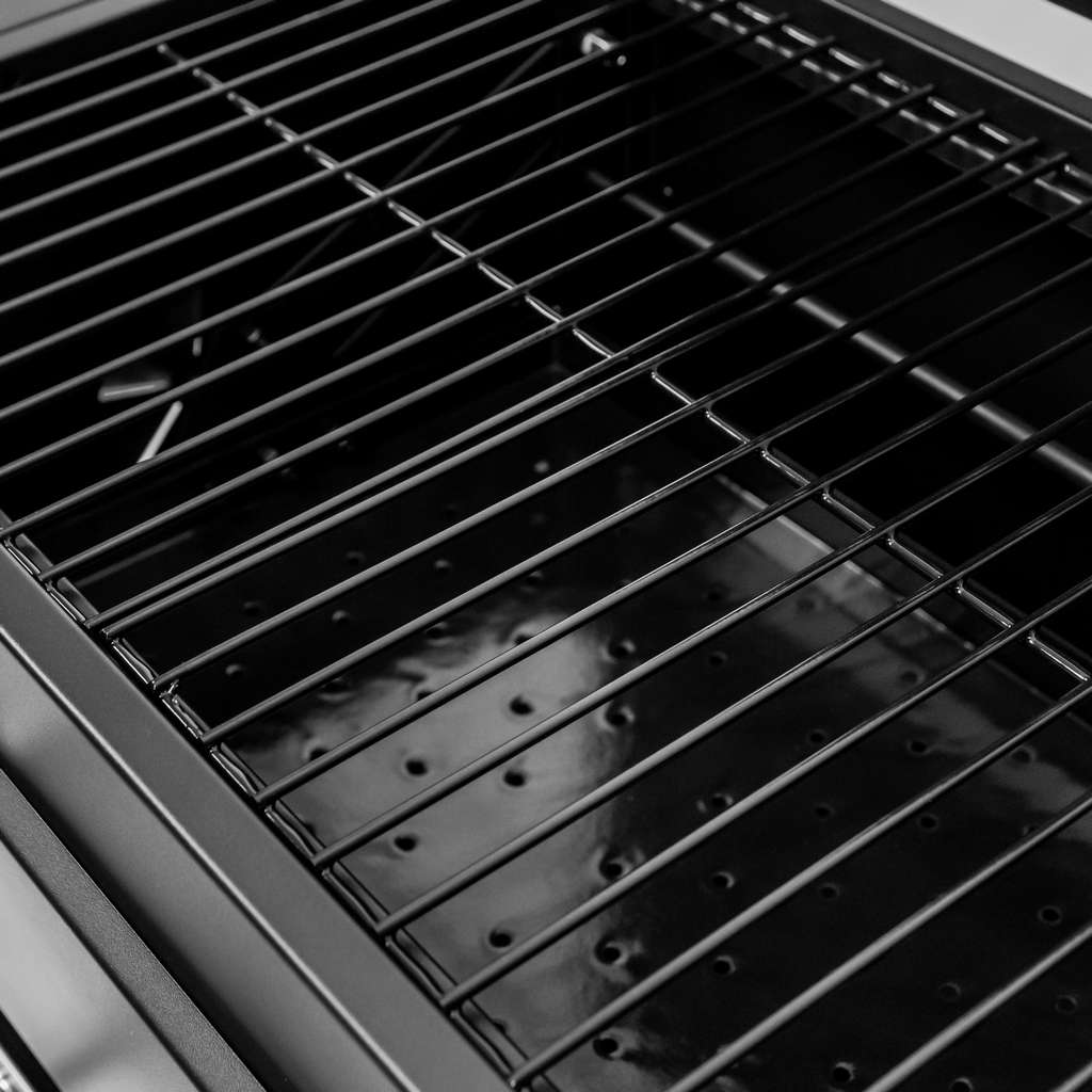 grill ogrodowy, grill ogrodowy z pokrywą, wózek węglowy ogrodowy