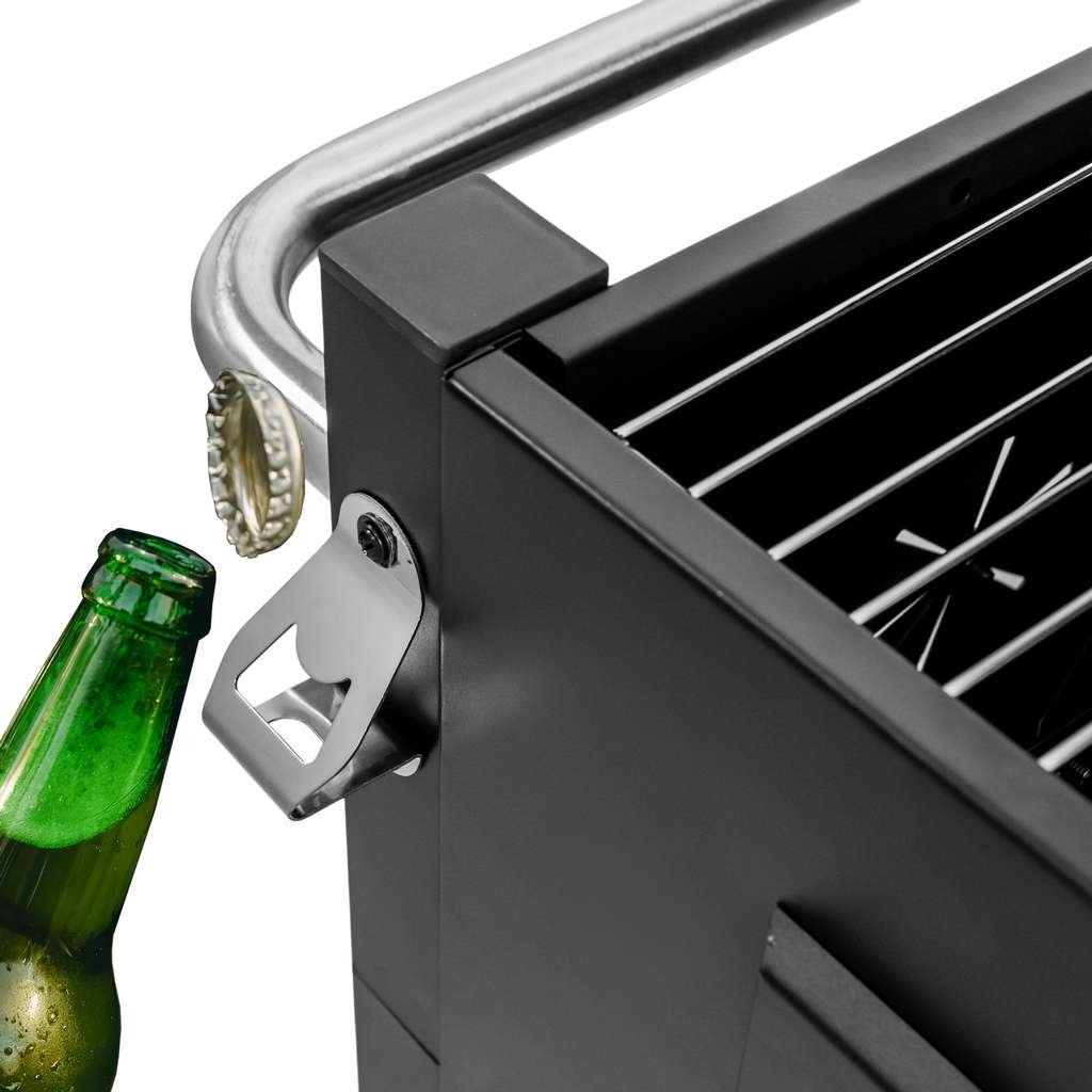 grill ogrodowy, grill ogrodowy z pokrywą, wózek węglowy ogrodowy