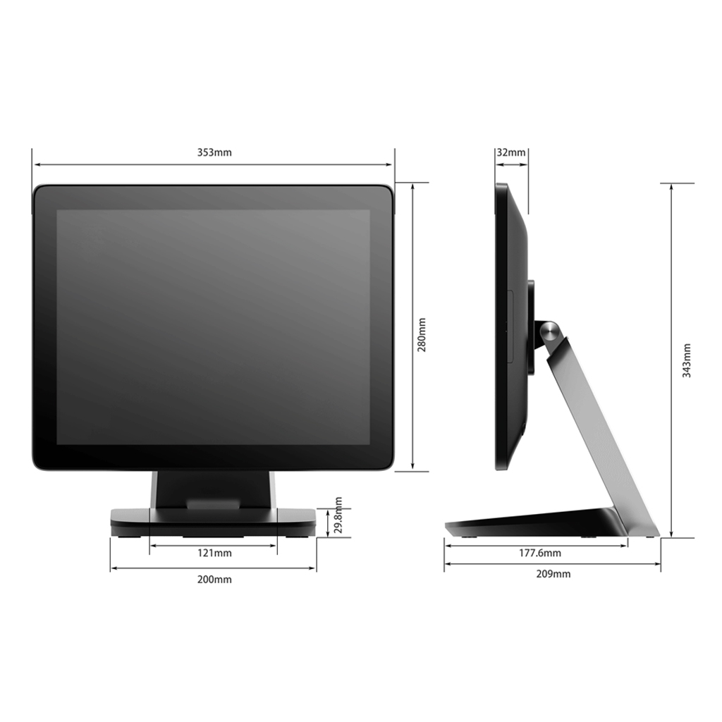 Terminal POS ENJOY N97/8DDR4/128SSD M.2/Win10IoT MTP006512