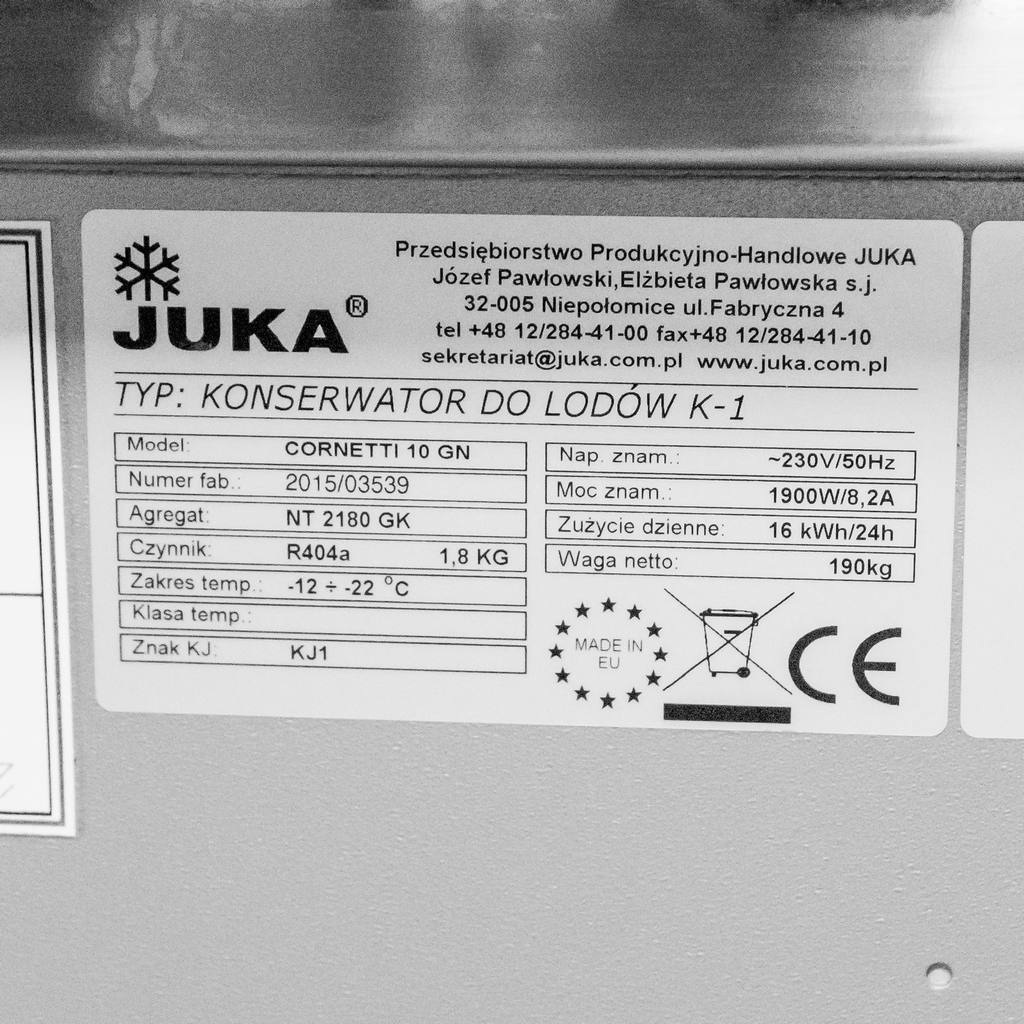ekspozytor na lody gałkowe