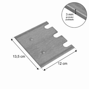 Podkładka poziomująca do słupa STOW PNABG0046 ocynk grubość 3 mm