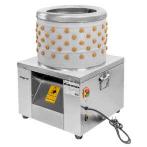 Skubarka do drobiu gołębi przepiórek Mega-M CH 3-4G/P bęben 40 cm 2-4 przepiórki lub 2-3 gołębie/min 200 W