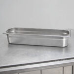 Zdjęcie produktu: Pojemnik GN 2/4 ze stali nierdzewnej 16,2x53x10 cm