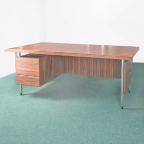 Biurko gabinetowe 200x100x79 cm ciemny brąz