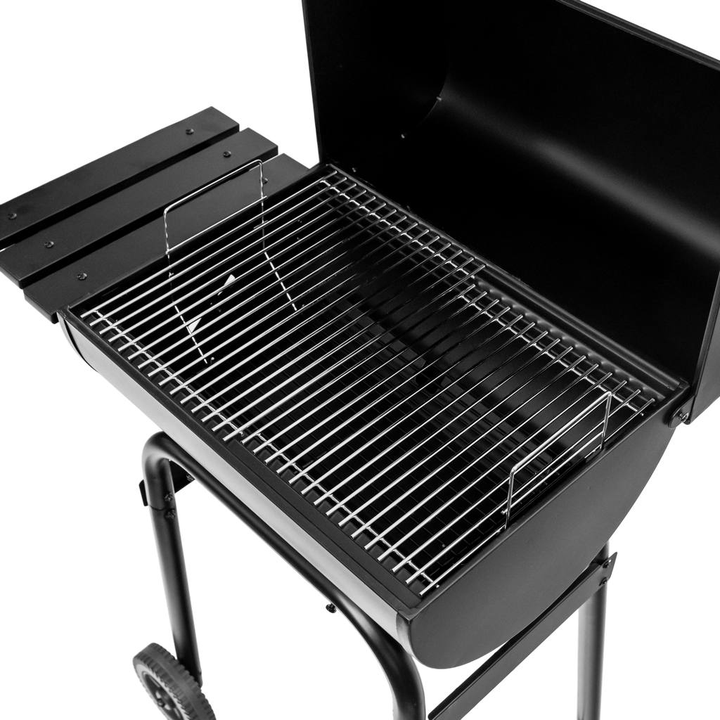 grill beczkowy z kominem