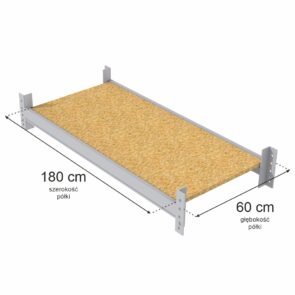Zdjęcie produktu: Półka do regału magazynowego MGL MAGO HX L-180 cm G-60 cm