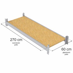 Zdjęcie produktu: Półka do regału magazynowego MGL MAGO HX L-270 cm G-60 cm