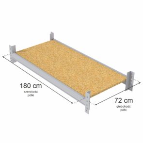 Zdjęcie produktu: Półka do regału magazynowego MGL MAGO HX L-180 cm G-72 cm