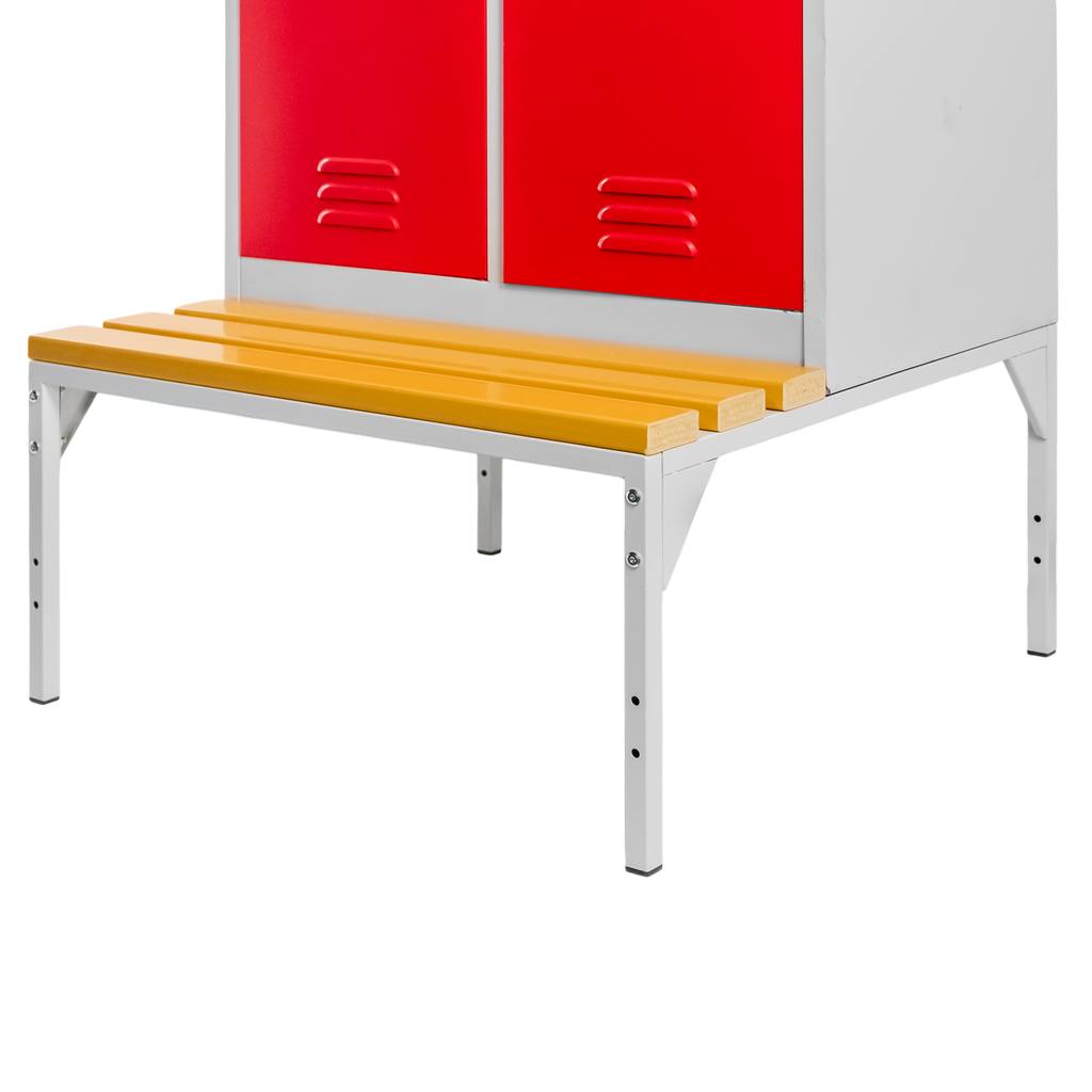 Podstawa z ławeczką do szafki BHP o szerokości 80 cm