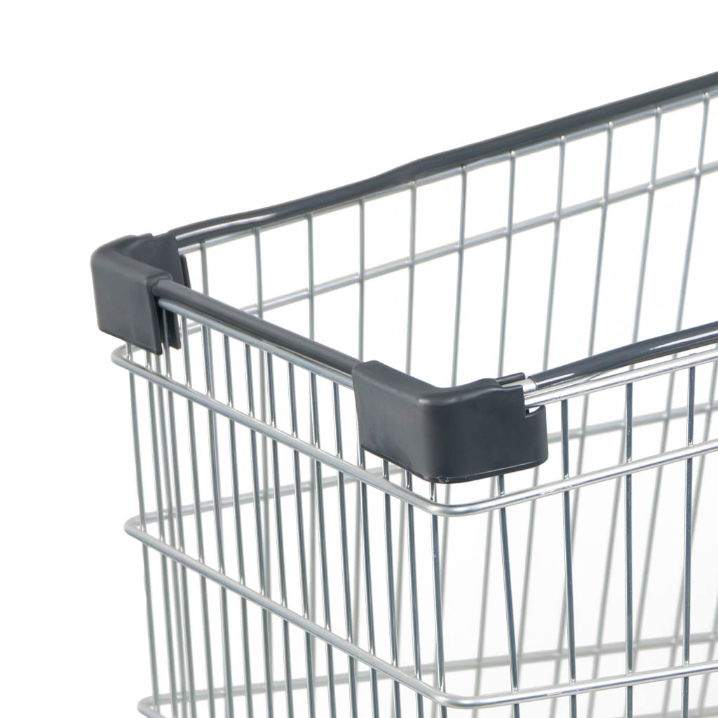 wózek sklepowy, wózek zakupowy, wózek do sklepu samoobsługowego, wózek metalowy, wózek na zakupy, wózek sklepowy z koszem, wytrzymały wózek sklepowy