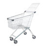 wózek sklepowy, wózek zakupowy, wózek do sklepu samoobsługowego, wózek metalowy, wózek na zakupy, wózek sklepowy z koszem, wytrzymały wózek sklepowy