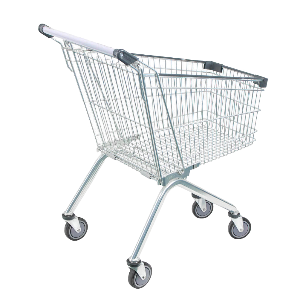 wózek sklepowy, wózek zakupowy, wózek do sklepu samoobsługowego, wózek metalowy, wózek na zakupy, wózek sklepowy z koszem, wytrzymały wózek sklepowy