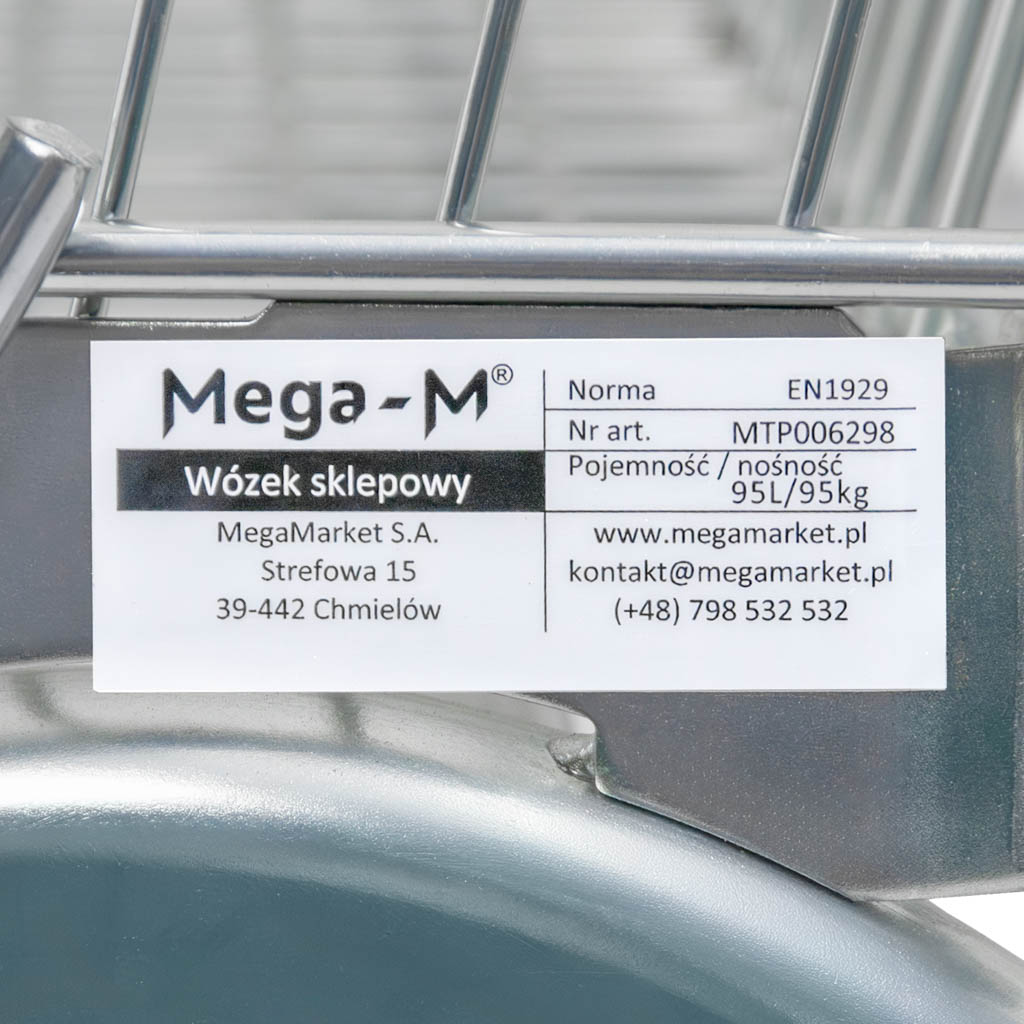 wózek sklepowy, wózek zakupowy, wózek do sklepu samoobsługowego, wózek metalowy, wózek na zakupy, wózek sklepowy z koszem, wytrzymały wózek sklepowy