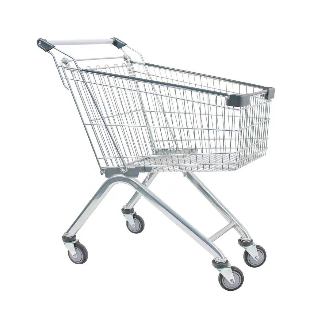 wózek sklepowy, wózek zakupowy, wózek do sklepu samoobsługowego, wózek metalowy, wózek na zakupy, wózek sklepowy z koszem, wytrzymały wózek sklepowy
